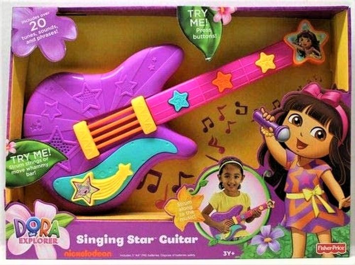 Fisher-Price:%20DORA%20SINGING%20STAR%20GUITAR%20(W8448)%20-%20Image%202