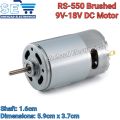 6V-15V RS-550 DC Motor High Torque Electric Brushed Motor. 