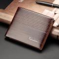 New PU Leather Men Vintage Wallet Brand Luxury Short Holder Wallet For Men. 
