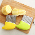 Vegetables cutter Zig zag cutter onion potato slicer. 