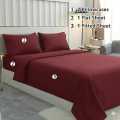 Plain Bedsheets 4 sets Gives your bedroom New and Attractive Look. 