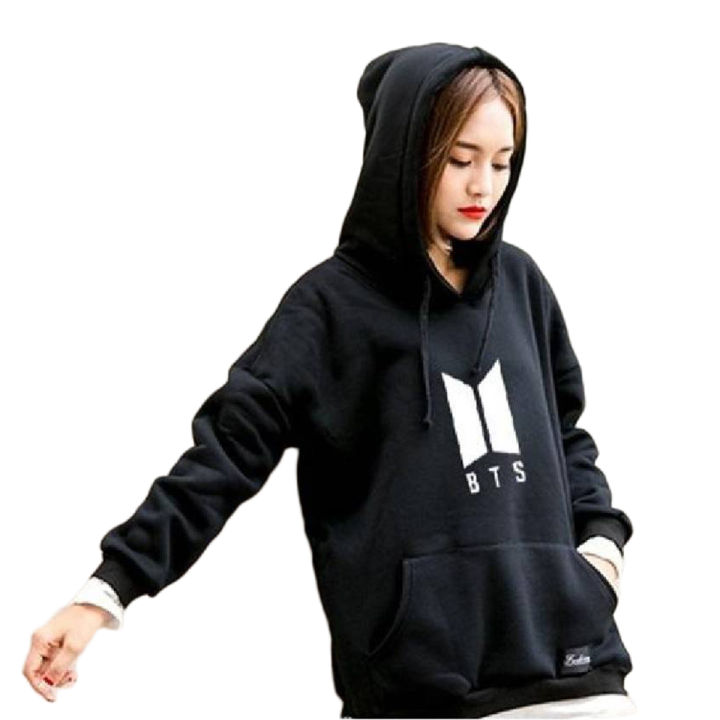 Long sleeve black hoodie hotsell