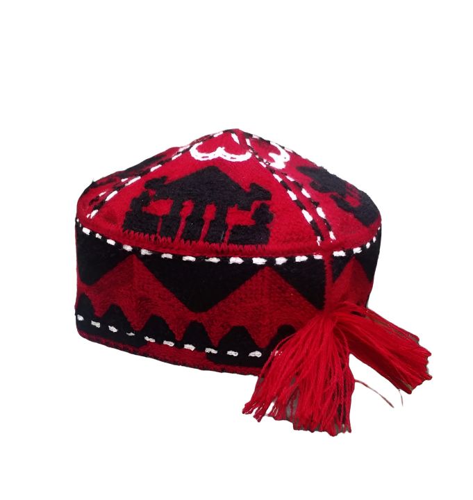 Manzoor Pashtoon Cap | Pathan Tribe Cap | Best Cap for Prayers | Stylish Cap for Indoor and Outdoor Activities | New Design Topi for Traditional Islamic Festivals