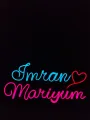 Customized Neon Sign, Neon Name , Neon Logo { 2 alphabets in 0.5 }meter ,for Wall with Thick Acrylic Support - Shockproof Neon Light for  Room Decoration Wall Art/Decor with High Durable Packing ,Increase Aesthetickness of your room. 