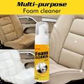 Multi-Purpose Foam Cleaner Spray - Versatile Cleaning Solution for Cars and Homes, Strong Decontamination and Grease-Free Formula. 
