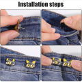 1/3Pair Little Monster Eye Shaped Adjustable Jean Button Waist Buckle Snap Pants Buckle Extender Replacement Jeans Button Pins. 