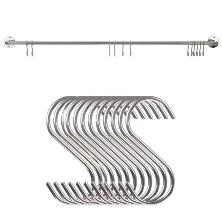 Wall%20Mount%20Washroom%20Bathroom%20Gadgets%20Laundry%20Utensils%20Storage%20Hanging%20Hooks%20With%202%20Feet%20Rod%20-%20Image%202