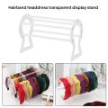 Clear Acrylic Hair Hoop Headband Storage Holder for Women and Girls. 