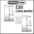 Original Commax Double Unit Intercom & Door Phone For Home Office Factory Open Gate Key Lock. 