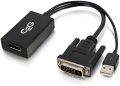 HDMI,DVI to DisplayPort Converter, Black DVI to DisplayPort Adapter to Use as Plug and Play Converter, Dell KGR30 HDMI to DVI HDTV 1080p 1920x1200 Video Adapter. 