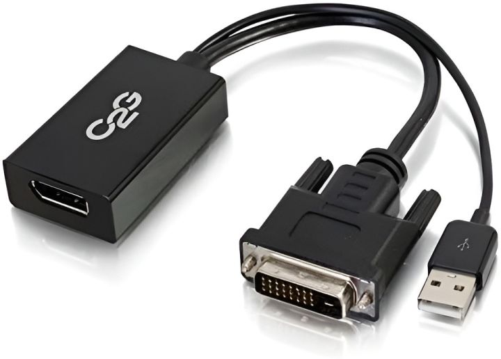 HDMI,DVI to DisplayPort Converter, Black DVI to DisplayPort Adapter to Use as Plug and Play Converter, Dell KGR30 HDMI to DVI HDTV 1080p 1920x1200 Video Adapter