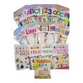 Pack of 13 books-  read, write & wipe set-(8 books for read write and wipe +5 reading books + 1 Markers and ink. 