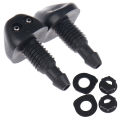 Universal 2PCS Car Auto Window Windshield Washer Spray Wiper Sprinkler Nozzle. 