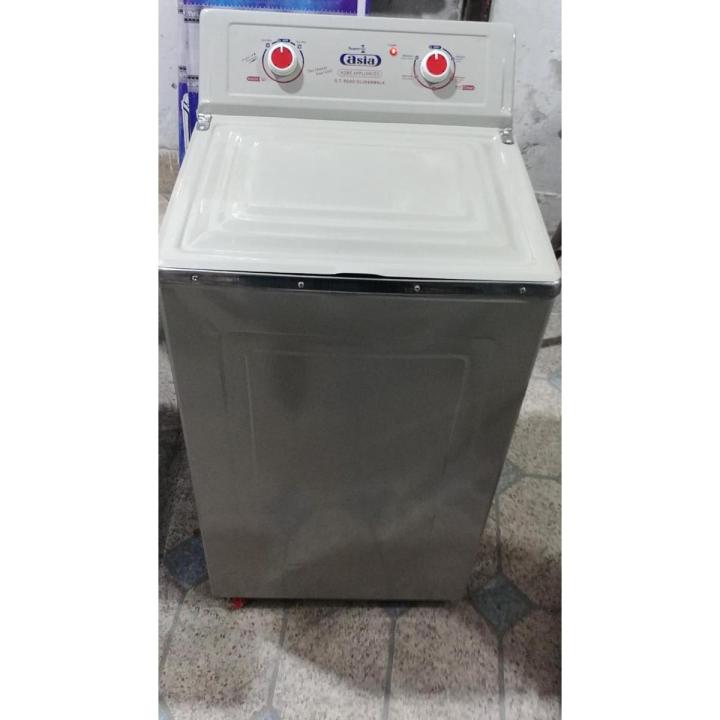 Iron Body Washing Machine Silver Motor Big Size Drum