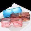 HKNA 2022 Custom Sunglasses Kids Square Eyeglasses Children Vintage Pink Big Frame Sun Glasses for Girls/Boys Gafas De Sol Mujer. 