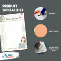 Daily Routine Planner A4 Size Laminate with Board Marker Planner for Daily Task. 