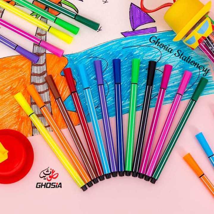 Multicolor%20Markers%20Set-%20Watercolor%20Marker%20Color%20Set%20of%2012%20Colorful%20markers,%20Coloring%20&%20Arts%20Sets%20For%20Kids-1998%20-%20Image%203