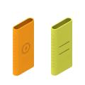 yaSilicone Protective Case Cover for Xiaomi Powerbank 10000mAh PLM11ZM PLM13ZM Wireless Powerbank WPB15PDZM WPB100 WPB15ZM Sleeve. 