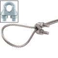 Wire Rope Clamp, U-Shaped Wire Rope Clips, Steel Wire Rope Clamps, Cable Grip Clamps, Stainless Steel Rope Connectors, Rope Fastening Clamps with Tap Nut Bolt. 