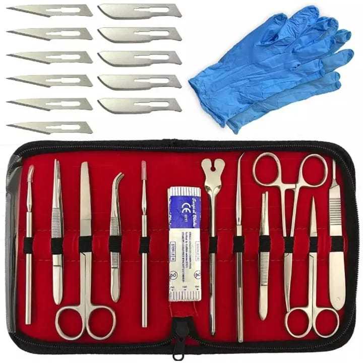 22-Piece Professional Dissection Kit for Biology Students – Stainless Steel Tools for Medical, Veterinary, and Anatomy Studies