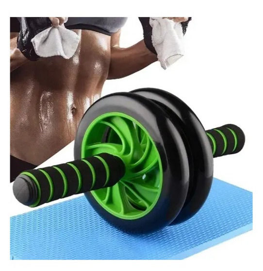 High Quality Double Abdominal Wheel Ab Roller For Exercise Fitness Equipment in Pakistan