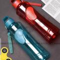 (Pack of 2) 550 ml Sports water Bottles Hanging water bottles for School Fresh Juice Container Out Door Drinking bottles. 