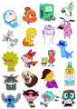 Multiple Cartoon Stickers Of Your Choice Available in Single, Pack of 3, 5, 8. 12, 15 Best Quality Aesthetic Cool Stickers For Boys and Girls. 