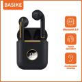 BASIKE Original bluetooth headset Fingerprint Touch TWS Wireless Bluetooth V5.0 Earphones with Mic Charging Box Sound Quality Wireless Earbuds Hearphone Stereo Sports Gaming Headset For iPhone 13 12 11 Pro Max For HUAWEI OPPO VIVO Xiaomi SAMSUNG. 