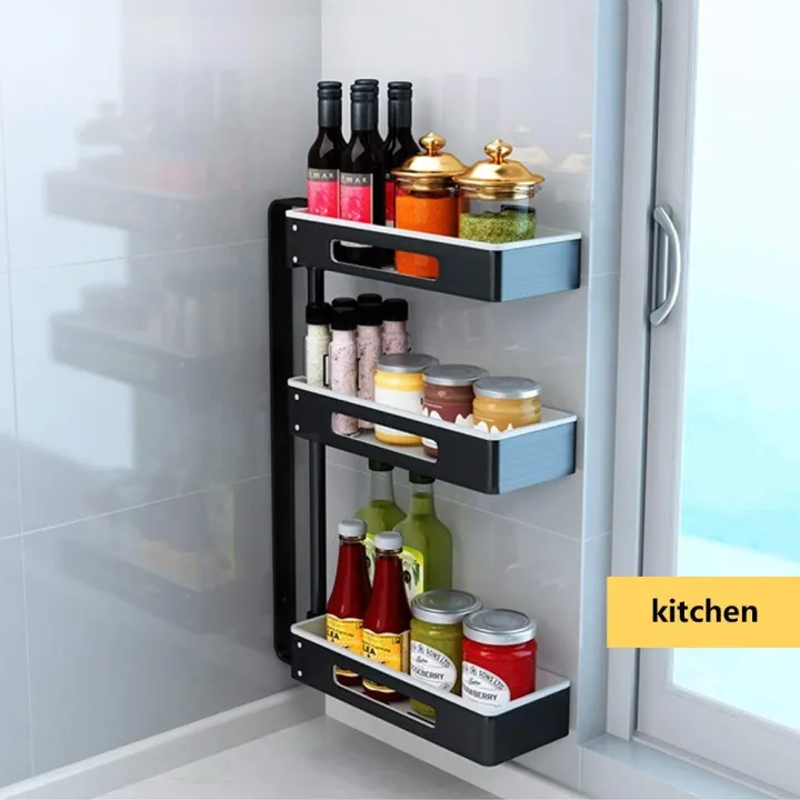 Wall%20Mounted%20Spice%20Rack%20-%202%20&%203%20Tier%20Wall%20Mounted%20Rotating%20Spice%20Rack%20for%20Kitchen%20Organizing%20Condiment%20&%20Spice%20Racks%20Spice%20Jar%20Rack%20Jar%20Space%20Saving%20Storage%20Jar%20Kitchen%20Organizers%20-%20Image%205