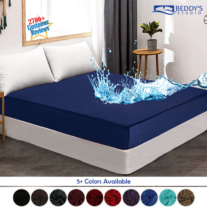 Waterproof%20Mattress%20Cover%20For%20Double%20Bed%20King%20Size%20Fitted%20Mattress%20Protector%20Anti%20Slip%20Bed%20Sheet%20Beddy's%20Studio%20-%20Image%202