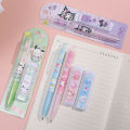 Sanrio Kawaii Pencil Set Cartoon Learning Stationery Creative Birthday Gift for Children. 