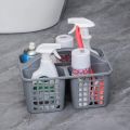Plastic Bathroom Basket Kitchen Sink Basket Shower Caddy Basket with Compartments, Portable Divided Cleaning Product Storage Organizer with Handle Storage Basket Organizer for Bathroom Kitchen Laundry Hand Tools Fruit Toiletries Multipurpose Basket. 