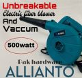 Allianto 2 in 1 Home Blower + Vacuum Cleaner With Variable Speed - 500W. 
