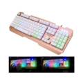 Semi Mechanical RGB Gaming Keyboard Metallic Premium Quality. 
