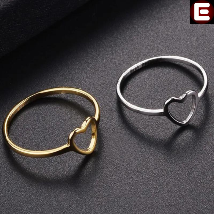 Empiron Cherished Love Adorned Heart Ring For Girls