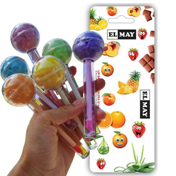 2 In 1 Cute Makeup Lollipop Lip Balm & Lip Gloss