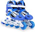 ADJUSTABLE INLINE SKATE SHOES ROLLERS FOR BOYS GIRLS 4 WHEEL SKATE SHOES FOUR WHEELS. 