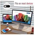 WebCam Cover Shutter Magnet Slider Plastic Universal Camera Cover for Laptop iPad PC Macbook Tablet Mobile Privacy Sticker – Pack of 2. 