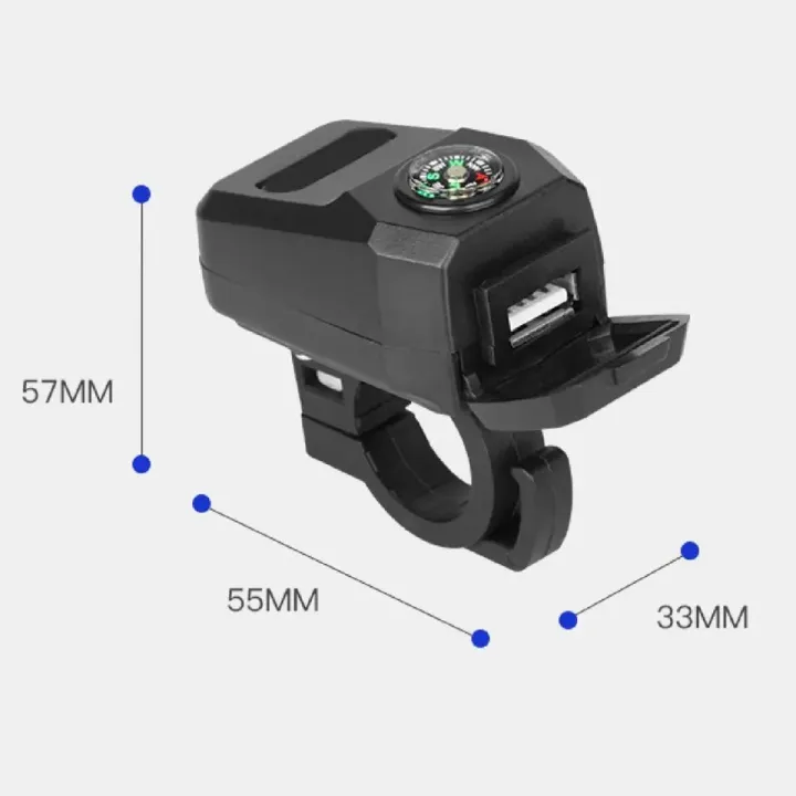 Motorcycle%20Mobile%20Charger%20USB%202A%20with%20Compas-s%20Water%20Resistant%20Bike%20Charger%20Handle%20Mount%20-%20Image%206