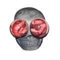 Halloween Skull Stress Ball Halloween Mochi Squishy Toys Skeleton Head Bat Squeeze Balls Halloween Skull Goodie Bag Filler Party. 