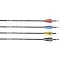 Silk Road Traders Musen MSTJ-70HS ID 5.2mm Carbon Fiber Arrows - Spine 700 - 29 Inches - Fixed Inserted Tip - Recreational Arrows - 12 Pcs. 