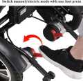 Electric Wheelchairs for Adults, Foldable, Stylish, Compact Motorized Wheelchair, Intelligent Portable Power Wheelchair. 