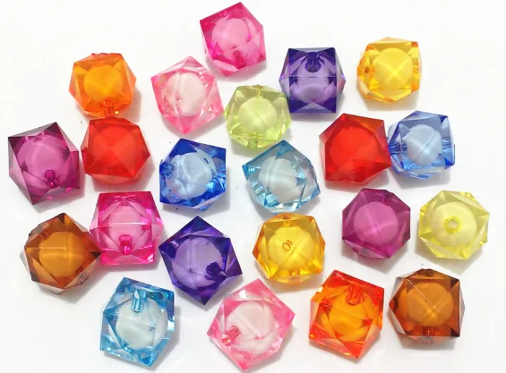 50pcs%20Cube%20Octagon%20Colorful%20Acrylic%20Plastic%20Loose%20Beads%20Wholesale%20lot%20Crafts%20Findings%20for%20DIY%20Jewelry%20Making%20-%20Image%202
