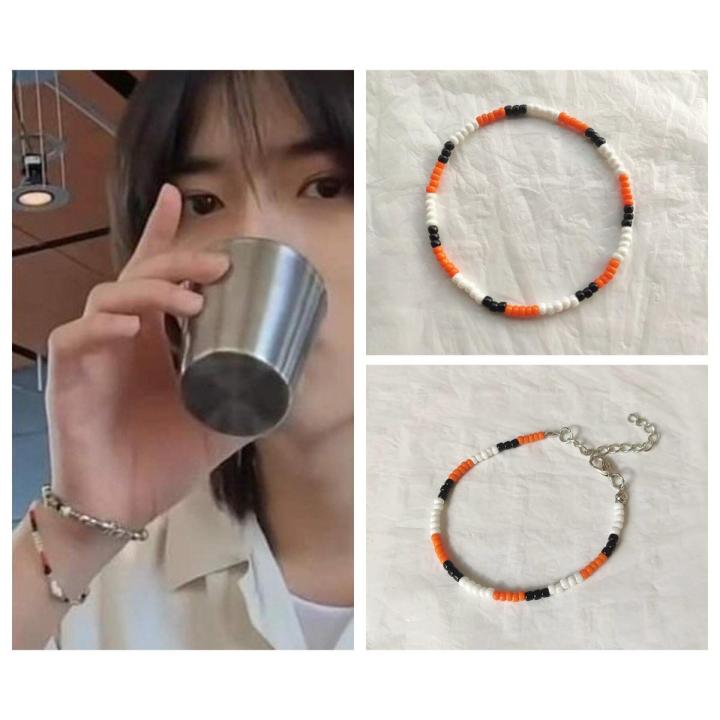 【beauty code】TXT Beomgyu Same Charm Beads for Women Korean Jewelry MOA Fans Girlfriend Gifts