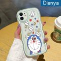 dienya For Xiaomi MI Redmi 10 5G Case Cartoon Cute Shy Doraemon Colorful Lovely Cream Wave Border Soft Clear Shockproof Phone Cases Creative Camera Transparent Casing Simple Silicone Protective Cover. 
