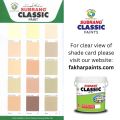 Subrang Classic Weather Sheet Paint For Exterior Walls (Weather Proof) All Colors Available | 3.64 Liters Gallon. 