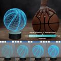 Lampeez Basketball Night Light Kids 3D Optical Illusion Lamp with 16 Colors Changing Remote Control Birthday Xmas Valentine's Day Gift Idea for Sport Fan Boys Girls. 