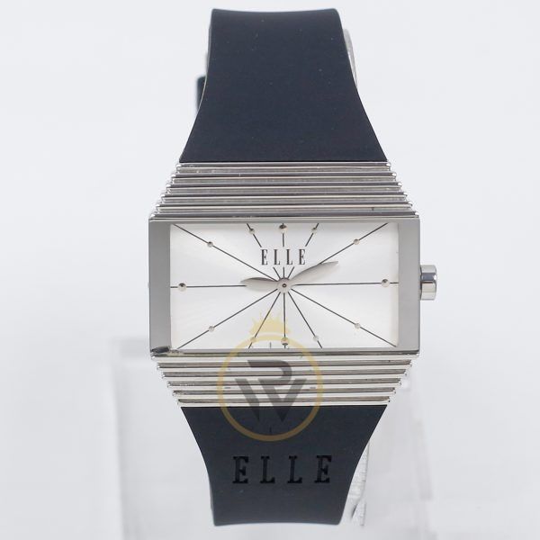 Elle EL20077P05C Silicone Strap Wrist Watch For Women