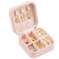 Mini Jewelry Box Leather Jewellery Ring Organizer Case Storage Gift Box Girls Women. 