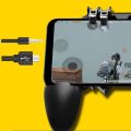 Gamepad Controller Six Fingers All In One PUBG Mobile Joystick Game Shooter Trigger. 